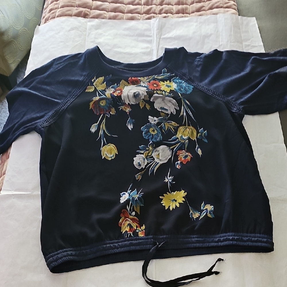 Anthropologie Tiny Brand Floral Print Women's Top - Picture 8 of 11